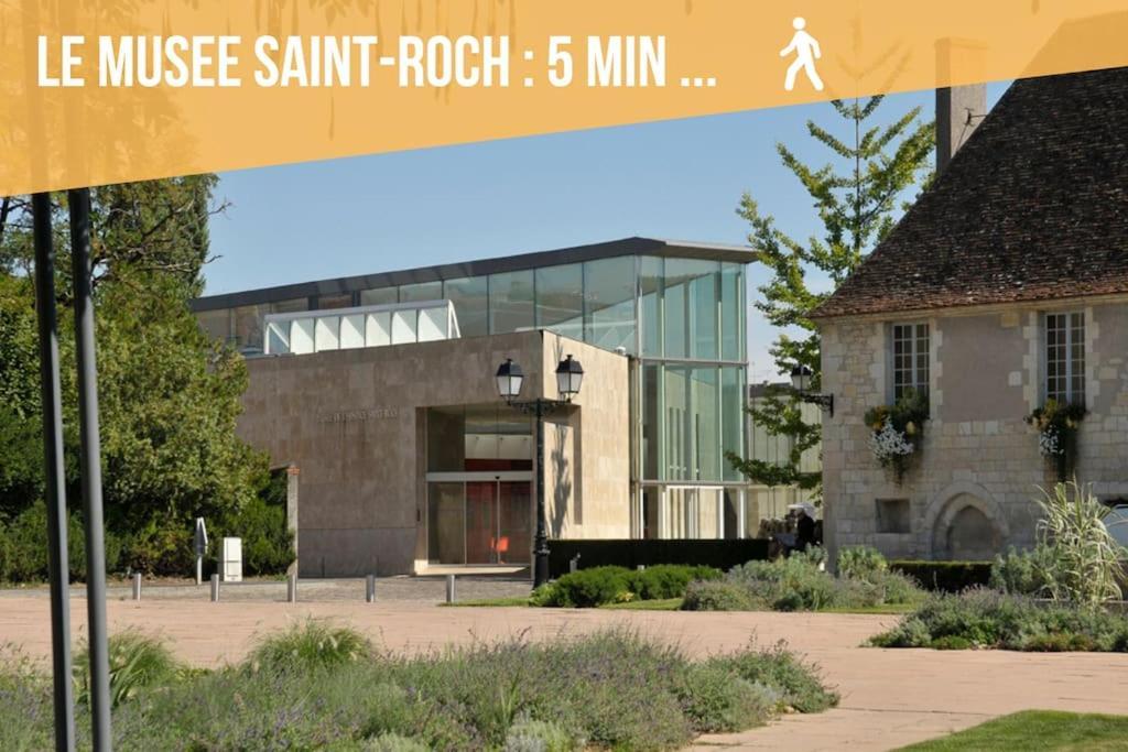 Le Saint-Roch, Centre-Ville, Terrasse Privee Issoudun Luaran gambar